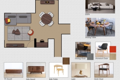 家具およびインテリアプランのご提案